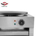 Commercial snack equipment stainless steel non stick saj pancakemaker electric single crepe machine